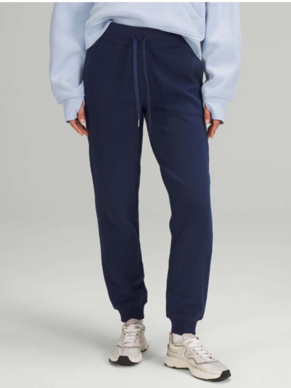 Lululemon Scuba High Rise Jogger Sweatpants Night Sea Navy Blue Sz 14